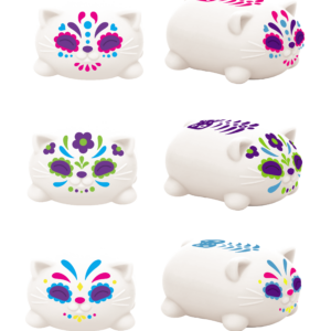NeeDoh Sugar Skull Cats